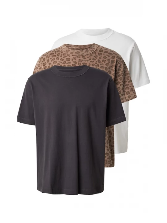 Foto van product Abercrombie & Fitch Shirt 'VINTAGE INSPIRED' bruin / antraciet / wit