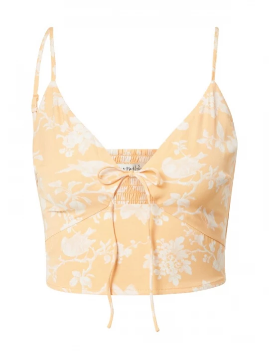 Foto van product Abercrombie & Fitch Top lichtoranje / offwhite