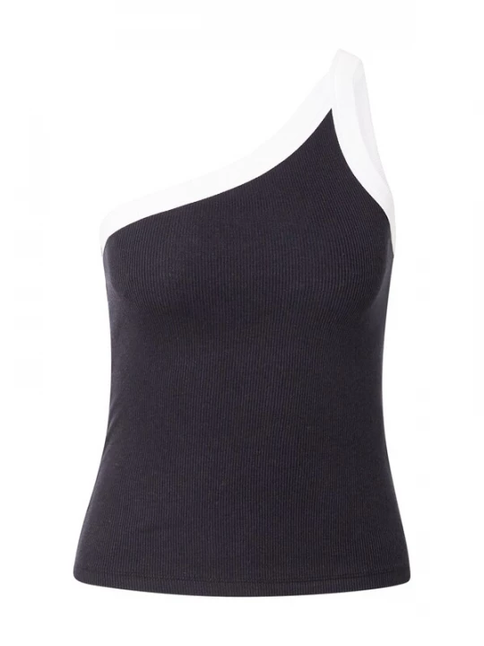 Foto van product Abercrombie & Fitch Top zwart / wit