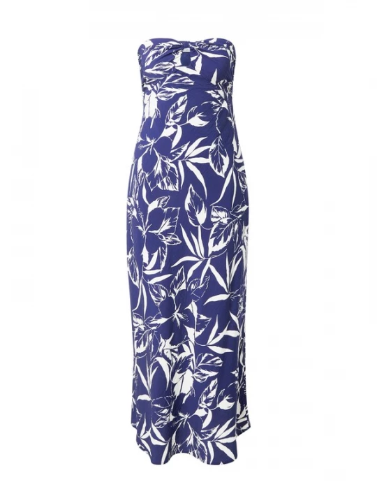 Foto van product Abercrombie & Fitch Zomerjurk blauw / wit