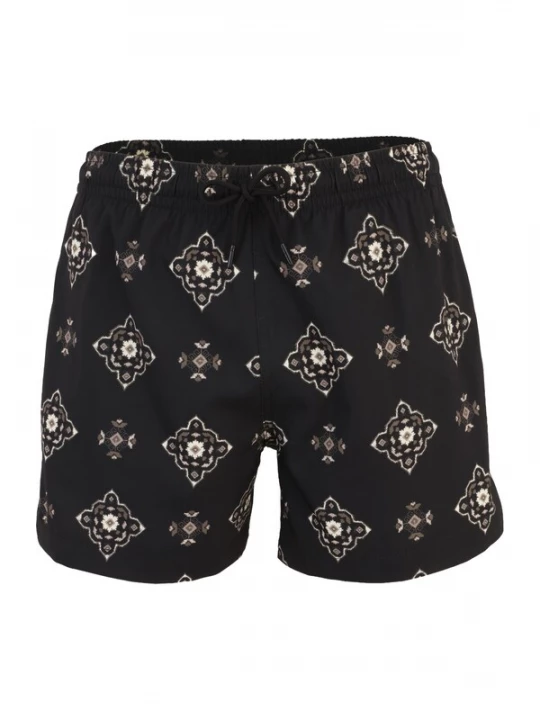 Foto van product Abercrombie & Fitch Zwemshorts bruin / zwart / wit