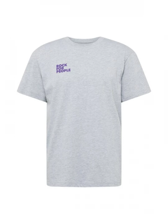 Foto van product ABOUT EVERYONE Shirt 'Rock for People' lichtgrijs
