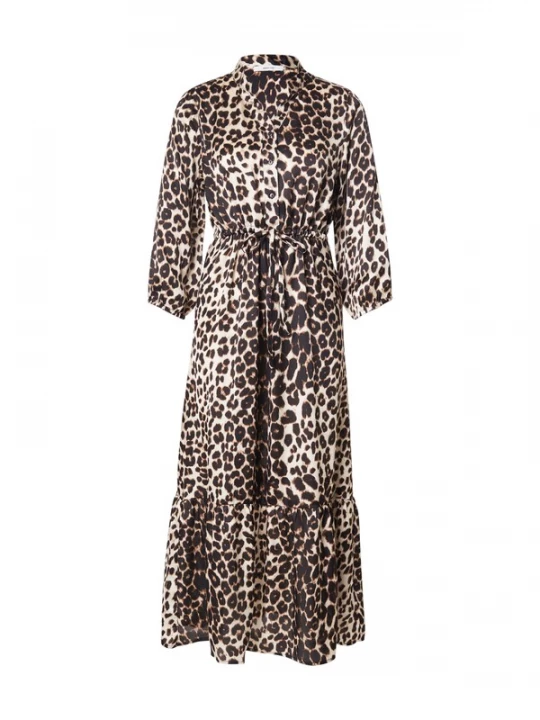 Foto van product ABOUT YOU Blousejurk 'Joelina' beige / bruin / zwart