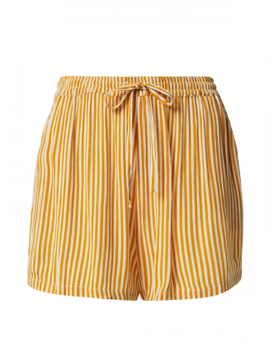Foto van product ABOUT YOU Broek 'Mila' goudgeel / wit