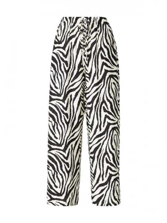 Foto van product ABOUT YOU Broek 'Tessy' zwart / wit