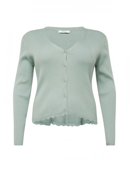Foto van product ABOUT YOU Curvy Gebreid vest 'Taria Cardigan' groen