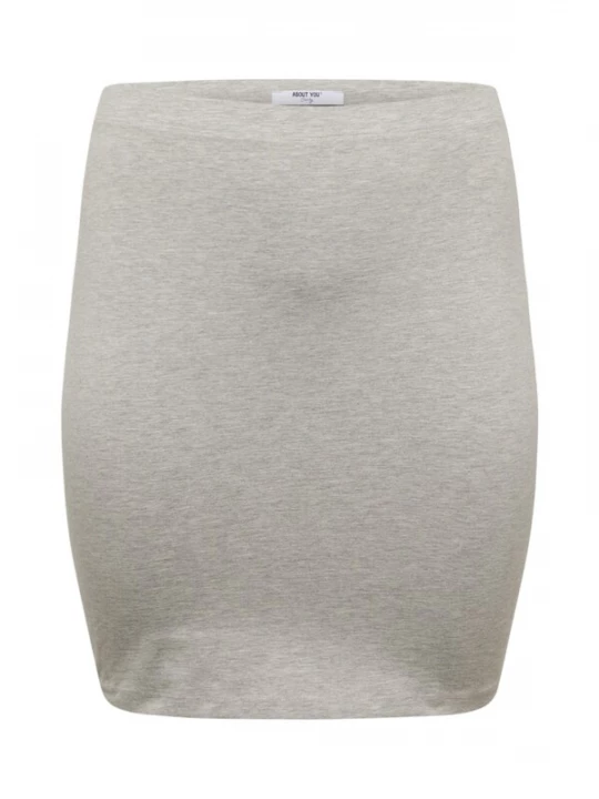 Foto van product ABOUT YOU Curvy Rok 'Lilou' grijs gemêleerd / zwart