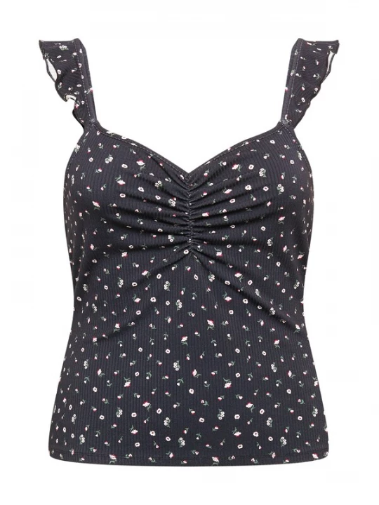 Foto van product ABOUT YOU Curvy Top 'Hale' groen / rosa / zwart / wit