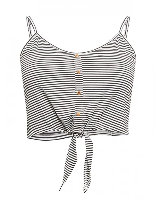 Foto van product ABOUT YOU Curvy Top zwart / wit