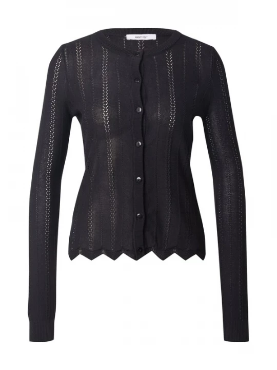 Foto van product ABOUT YOU Gebreid vest 'Elaine' zwart