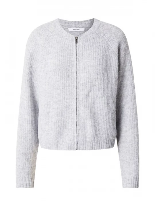 Foto van product ABOUT YOU Gebreid vest 'Lacey' grijs gemêleerd