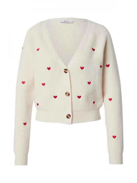 Foto van product ABOUT YOU Gebreid vest 'Lana' rood / wit