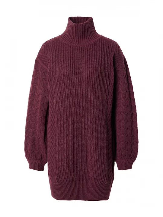 Foto van product ABOUT YOU Gebreide jurk 'Pia' bordeaux