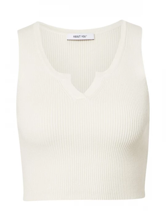 Foto van product ABOUT YOU Gebreide top 'Line' wit