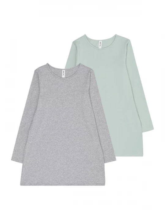 Foto van product ABOUT YOU Jurk 'Jenna' grijs gemêleerd / mintgroen