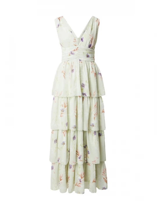 Foto van product ABOUT YOU Jurk 'Kirsten' mintgroen / pastelgroen / lila / oudroze