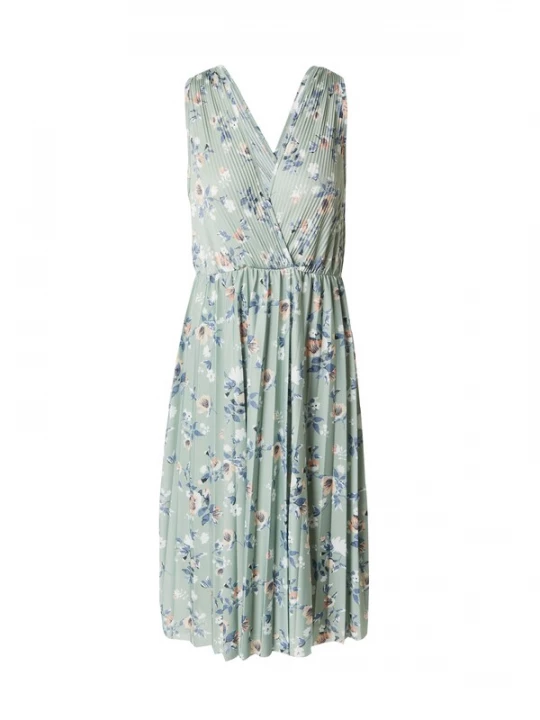 Foto van product ABOUT YOU Jurk 'Lotta' donkerblauw / mintgroen / abrikoos / wit