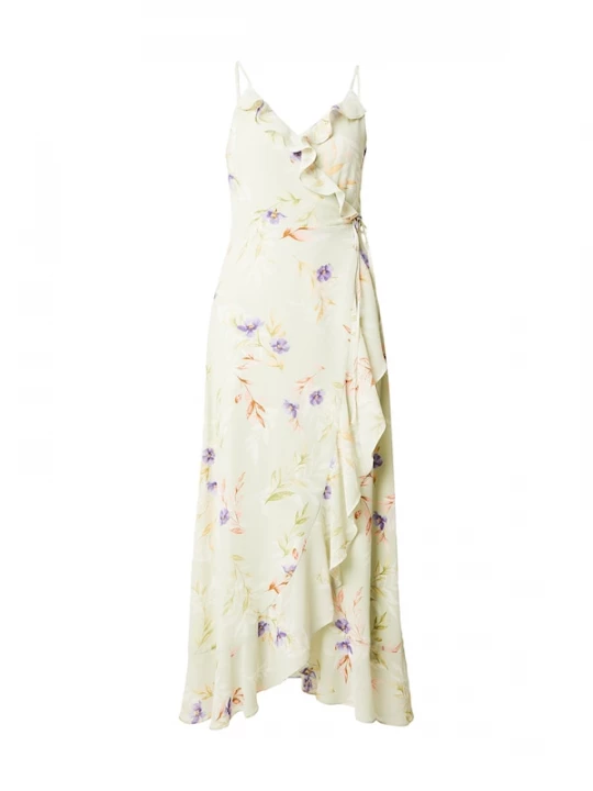 Foto van product ABOUT YOU Jurk 'Soraya' bruin / pastelgroen / violetblauw