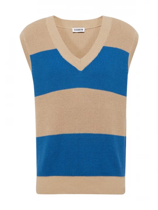 Foto van product ABOUT YOU Limited Trui beige / blauw