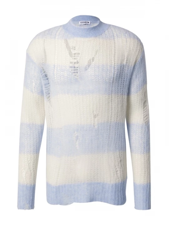 Foto van product ABOUT YOU Limited Trui 'Leo' blauw / wit