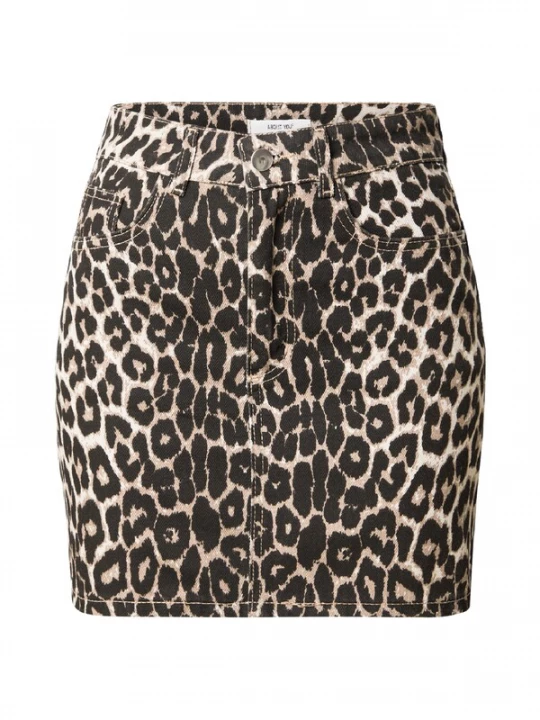 Foto van product ABOUT YOU Rok 'Christiane' lichtbeige / brokaat / zwart