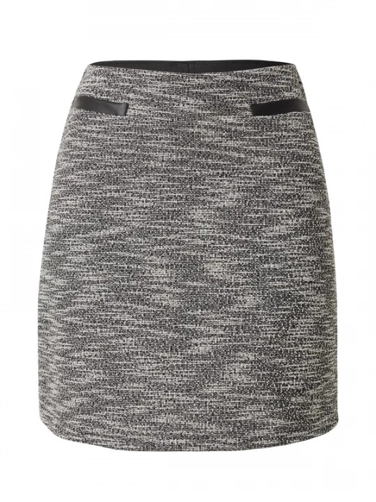 Foto van product ABOUT YOU Rok 'Edina' zwart / offwhite