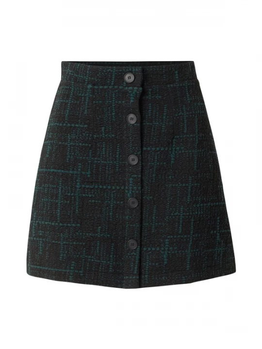 Foto van product ABOUT YOU Rok 'Elena' donkergroen / zwart