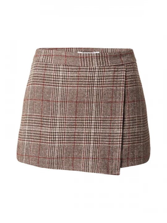 Foto van product ABOUT YOU Rok 'Jana' lichtbruin / bordeaux / zwart / wit