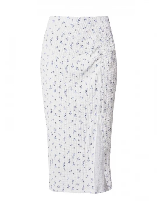 Foto van product ABOUT YOU Rok 'Larissa' lichtblauw / donkerblauw / wit