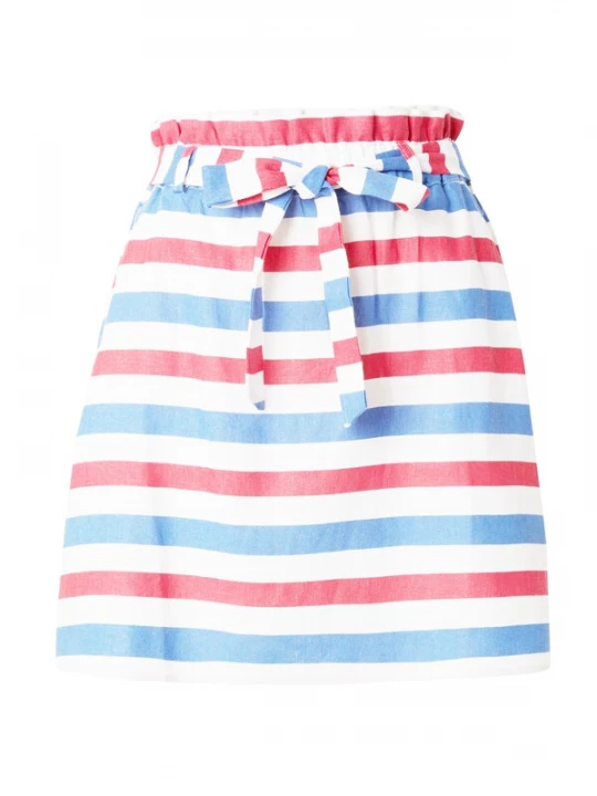 Foto van product ABOUT YOU Rok 'Layla' crème / blauw / rood