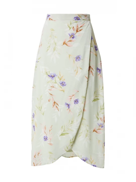 Foto van product ABOUT YOU Rok 'Leona' navy / olijfgroen / mintgroen / pastelgroen