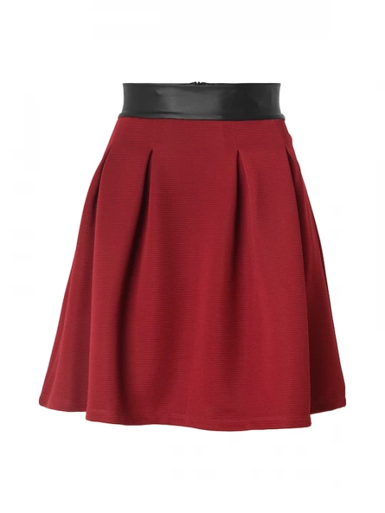 Foto van product ABOUT YOU Rok 'Letizia' bordeaux / zwart