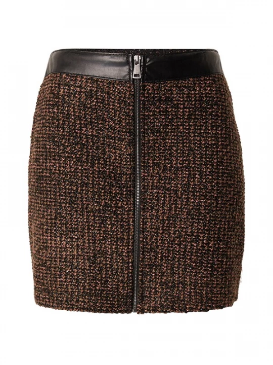 Foto van product ABOUT YOU Rok 'Panthea' bruin gemêleerd / zwart