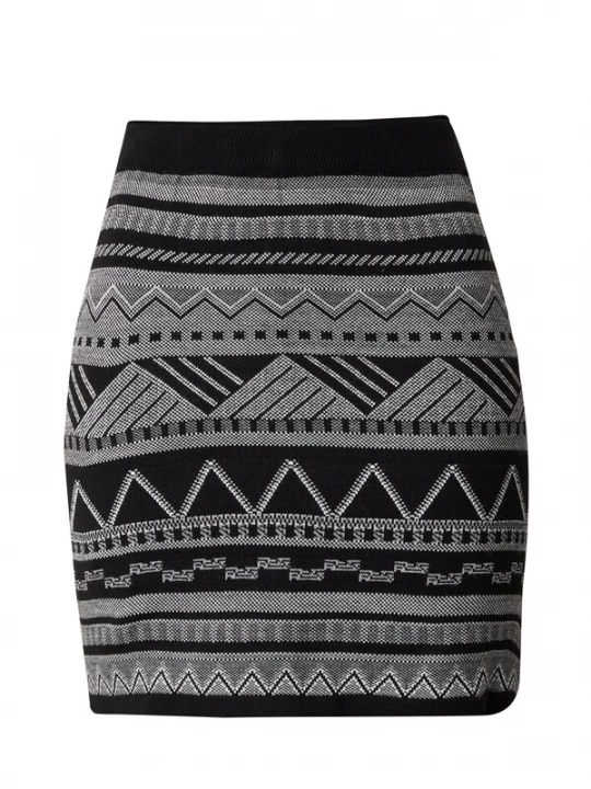 Foto van product ABOUT YOU Rok 'Pernilla' grijs / zwart / wit