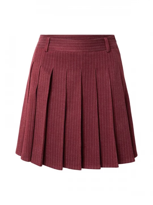 Foto van product ABOUT YOU Rok 'Ruth' bordeaux / wit