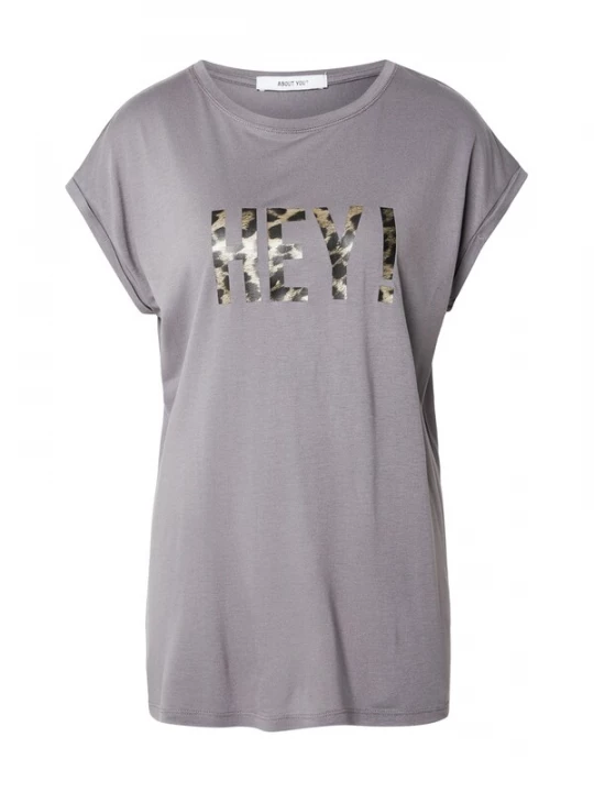 Foto van product ABOUT YOU Shirt 'Amanda' brons / grijs / zwart