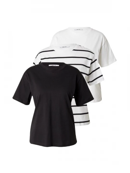 Foto van product ABOUT YOU Shirt 'Astrid' zwart / wit