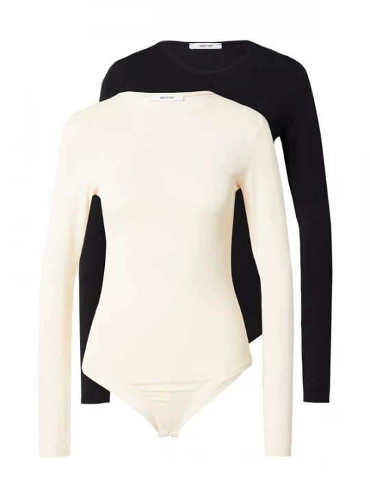 Foto van product ABOUT YOU Shirt body 'Lulu' beige / zwart
