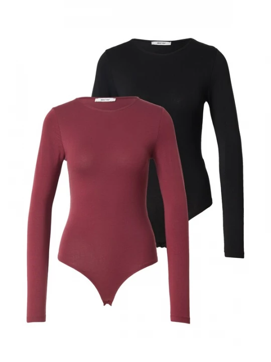 Foto van product ABOUT YOU Shirt body 'Lulu' bordeaux / zwart