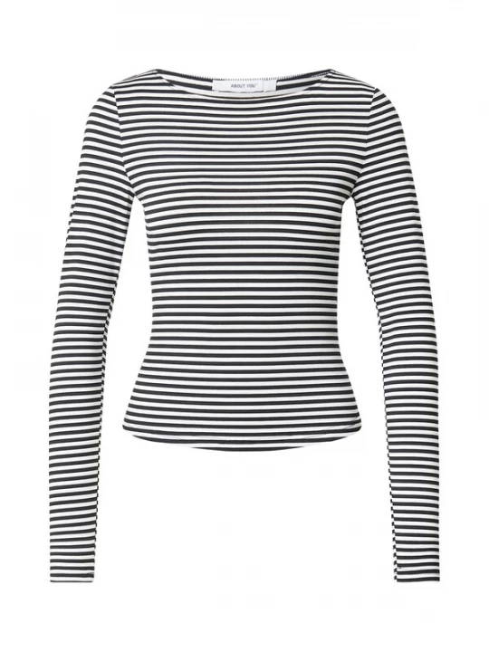 Foto van product ABOUT YOU Shirt 'Branka' zwart / wit