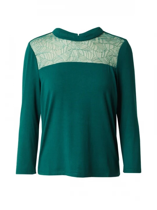Foto van product ABOUT YOU Shirt 'Cathleen' donkergroen