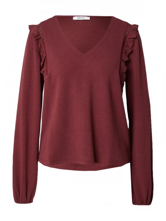 Foto van product ABOUT YOU Shirt 'Corinna' donkerrood