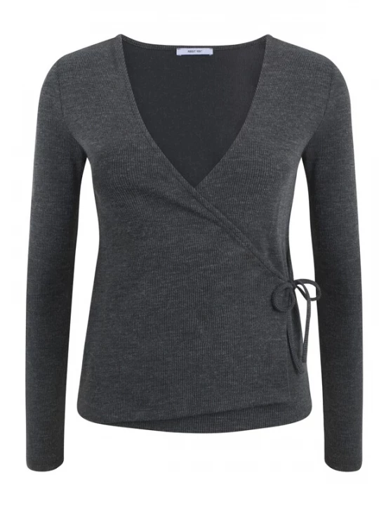 Foto van product ABOUT YOU Shirt 'Eliza' donkergrijs