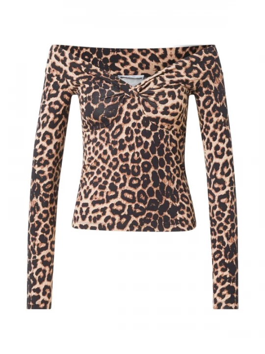 Foto van product ABOUT YOU Shirt 'Emma' beige / zwart
