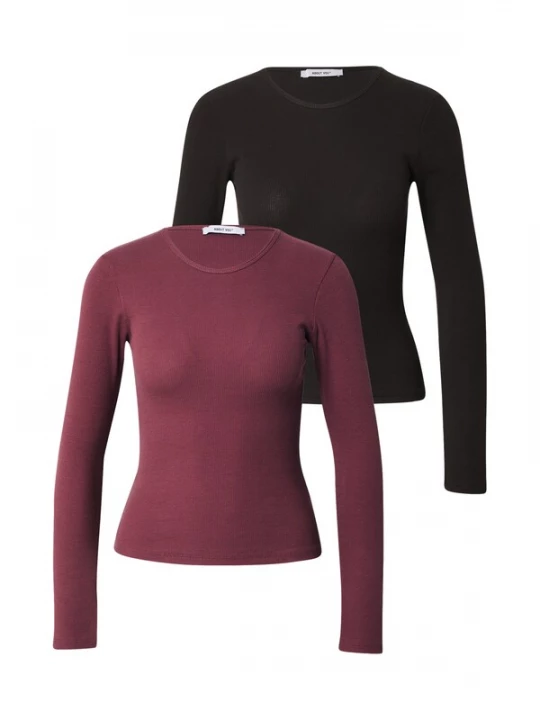 Foto van product ABOUT YOU Shirt 'Insa' bessen / zwart