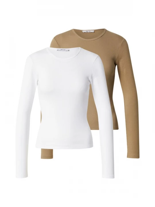 Foto van product ABOUT YOU Shirt 'Insa' kaki / wit