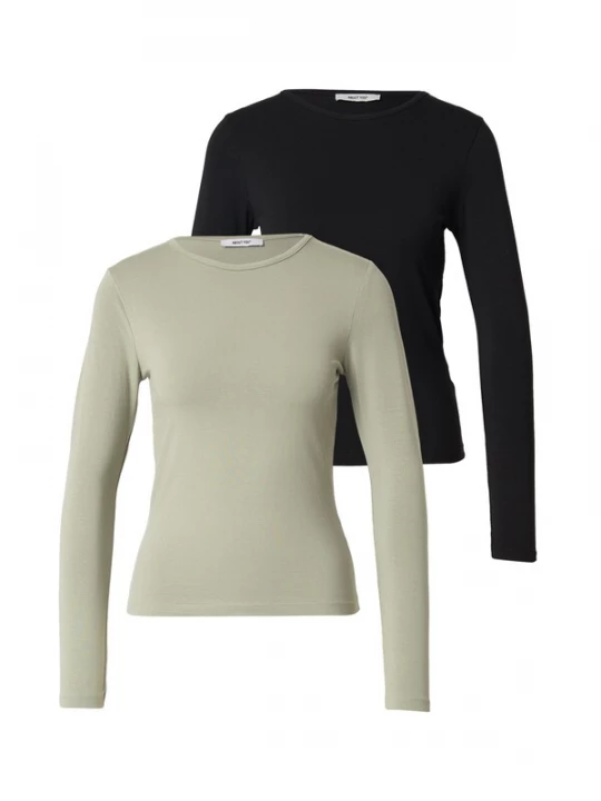Foto van product ABOUT YOU Shirt 'Layla' lichtgroen / zwart