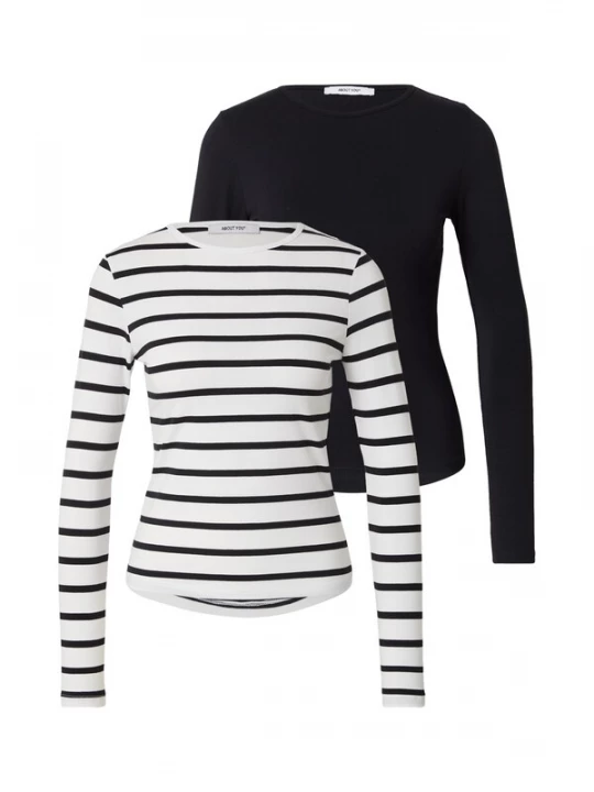 Foto van product ABOUT YOU Shirt 'Layla' zwart / wit