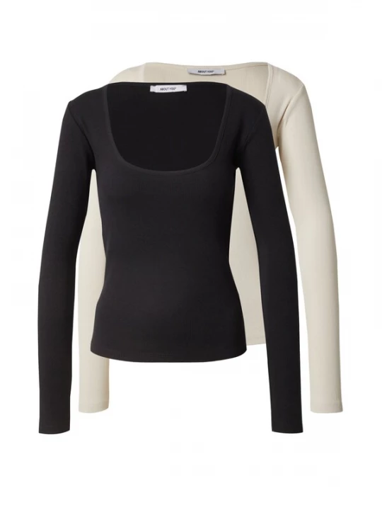 Foto van product ABOUT YOU Shirt 'Liane' beige / zwart