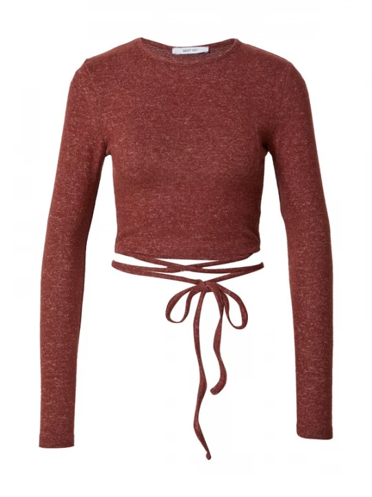 Foto van product ABOUT YOU Shirt 'Lino' bruin gemêleerd